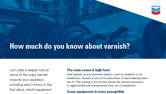 How much do you know about varnish