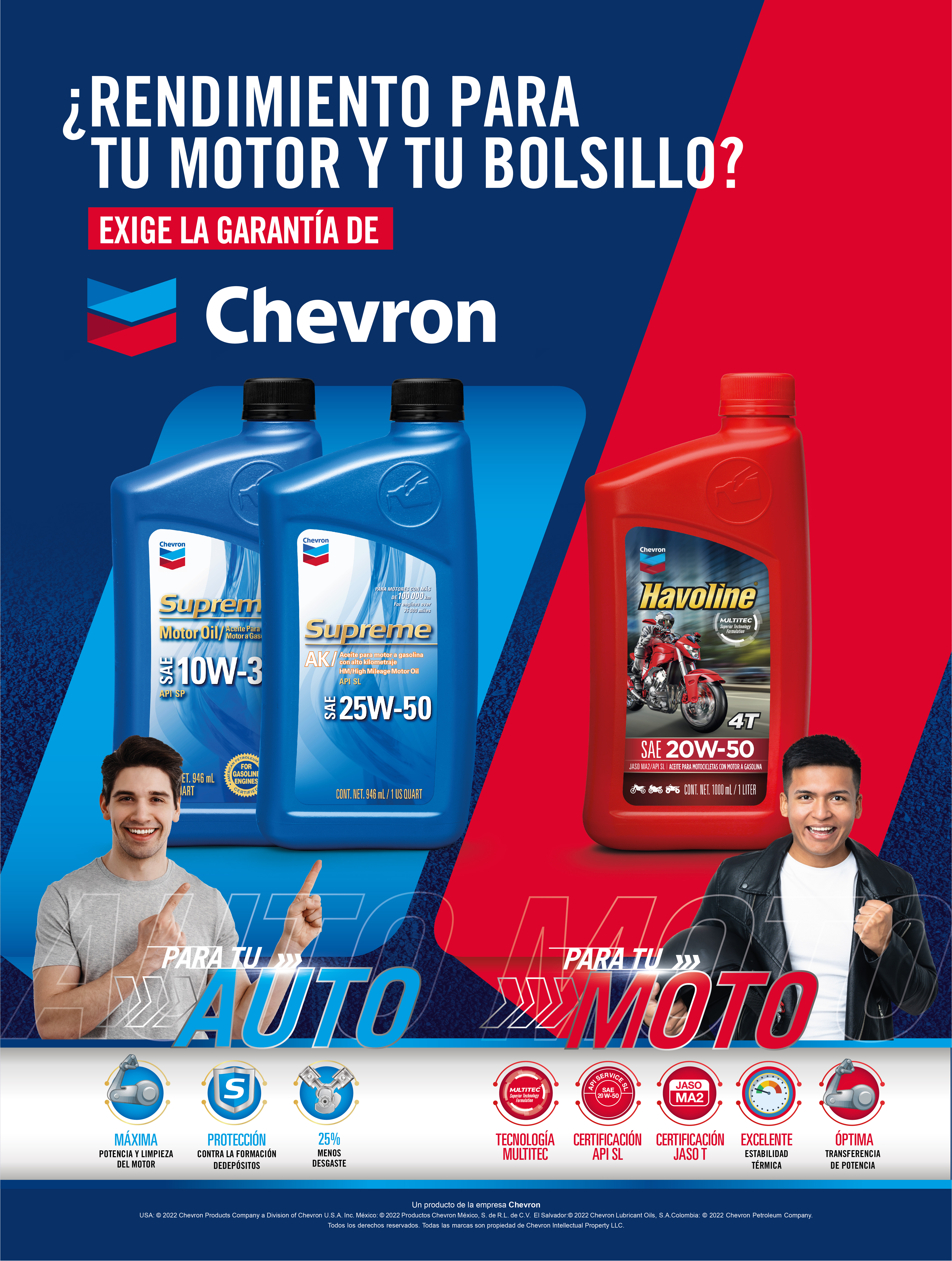 Supreme Motor Oil  Lubricantes Chevron (Latin America)